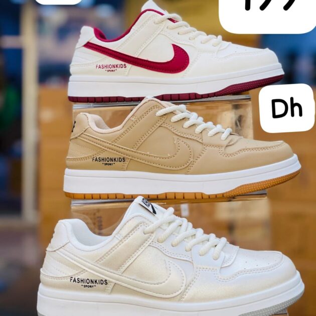 حذاء Nike متعدد الألوان بجودة عالية مع العلبة